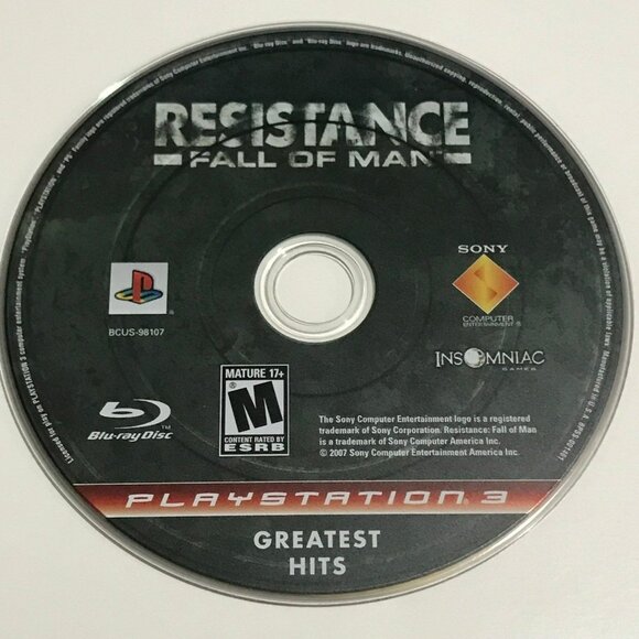 PS3 Resistance Fall of Man PlayStation 3